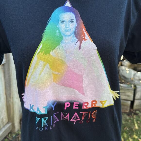 Katy Perry Prismatic World Tour Adult Short Sleeve T Shirt Small - Picture 2 of 8